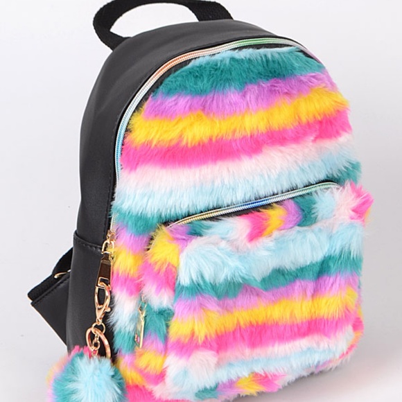 Rainbow backpack 🌈 🌈 bag NWT - Picture 2 of 6